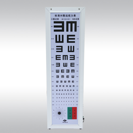 5米标准对数普通型视力表灯箱(铁壳）