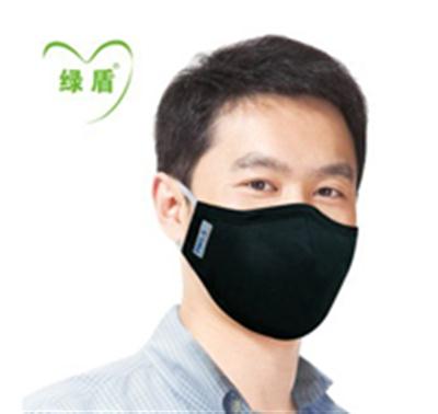 绿盾PM2.5口罩酷黑L码