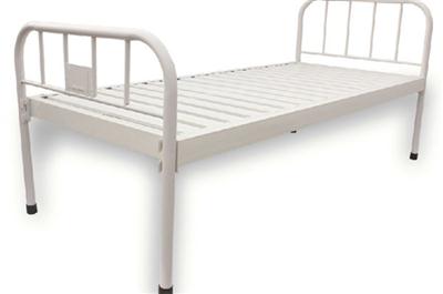 钢制床头条式平板床A16 