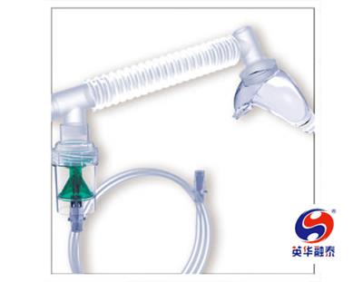 医用呼吸管路氧气面罩C03 斜三通气切面罩+波纹管6-6