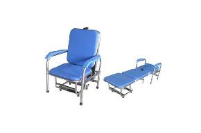 不锈钢陪护椅（带兰扶手）YK-C-026