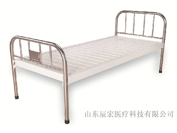 不锈钢床头条式平板床 A15