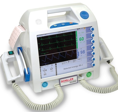 除颤监护仪+起搏+血氧+无创血压+AED DEFIGARD5000D