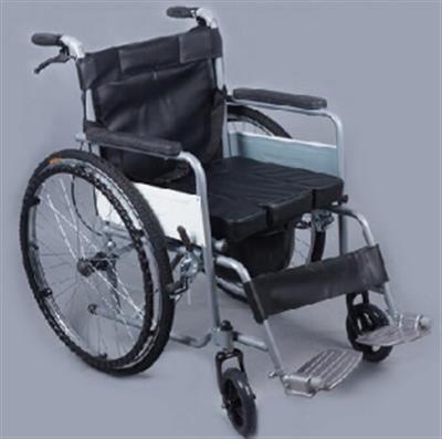 带坐便器折叠轮椅 AY-LY03