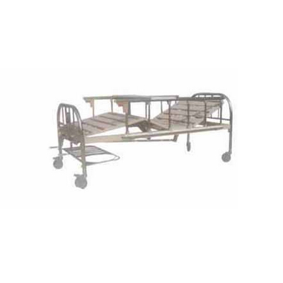 不锈钢床头、铝合金护栏、移动双摇床带餐桌板 Dx-B16