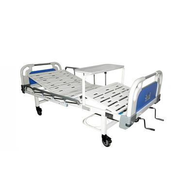 PE床头铝合金护栏移动双摇床（配推拉餐板、鞋盆架） Dx