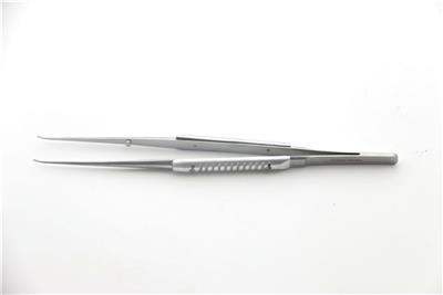 显微镊 18.0 cm 弯钝头 铝合金