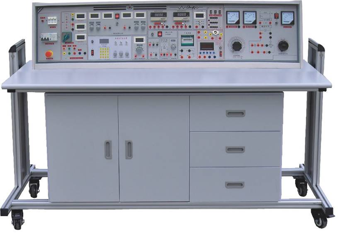 高级电工电力拖动(带直流电机)实验室成套设备（带功率表、功率因数表）SBGJ-758E