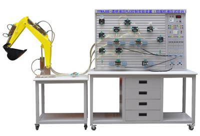 透明液压PLC控制实验装置（挖掘机液压试验台）YYWAJUE-