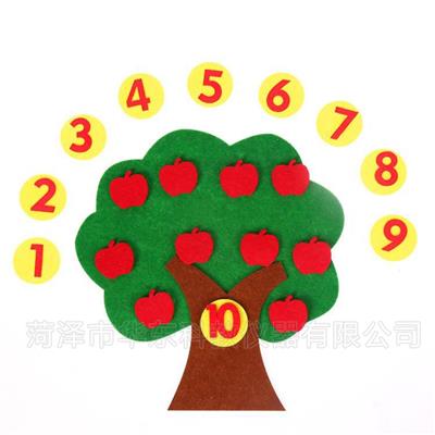 苹果树认识1-10数字