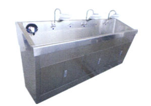 不锈钢电热自动感应洗手池（普通型）C281